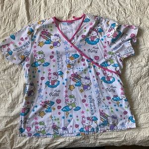 Hello Kitty scrub top